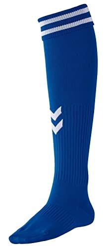HUMMEL Junior Game Stockings JR Soccer Stockings Socks 23AW (HJG7090) (6910)G Blue × White 16-18cm