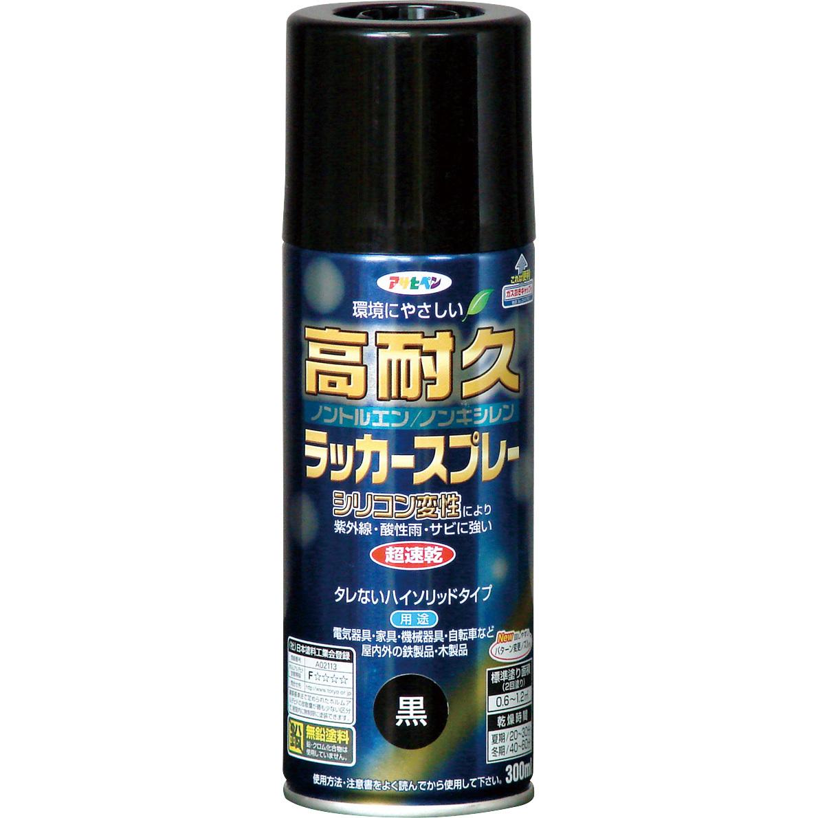 ESCO 300ml Lacquer Spray (Acrylic, Black) EA942CB-23