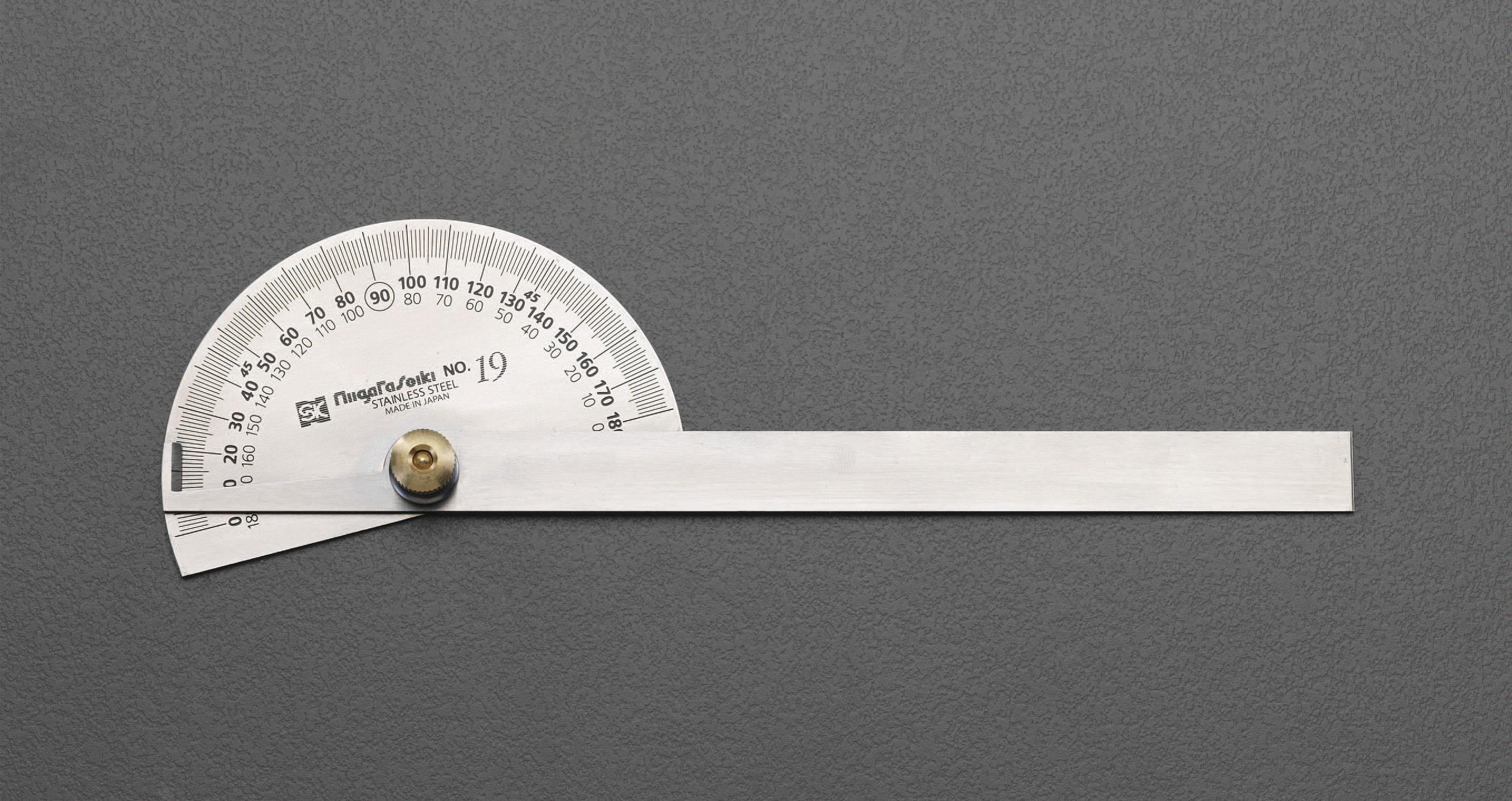 204x90mm Protractor (Cut Type)