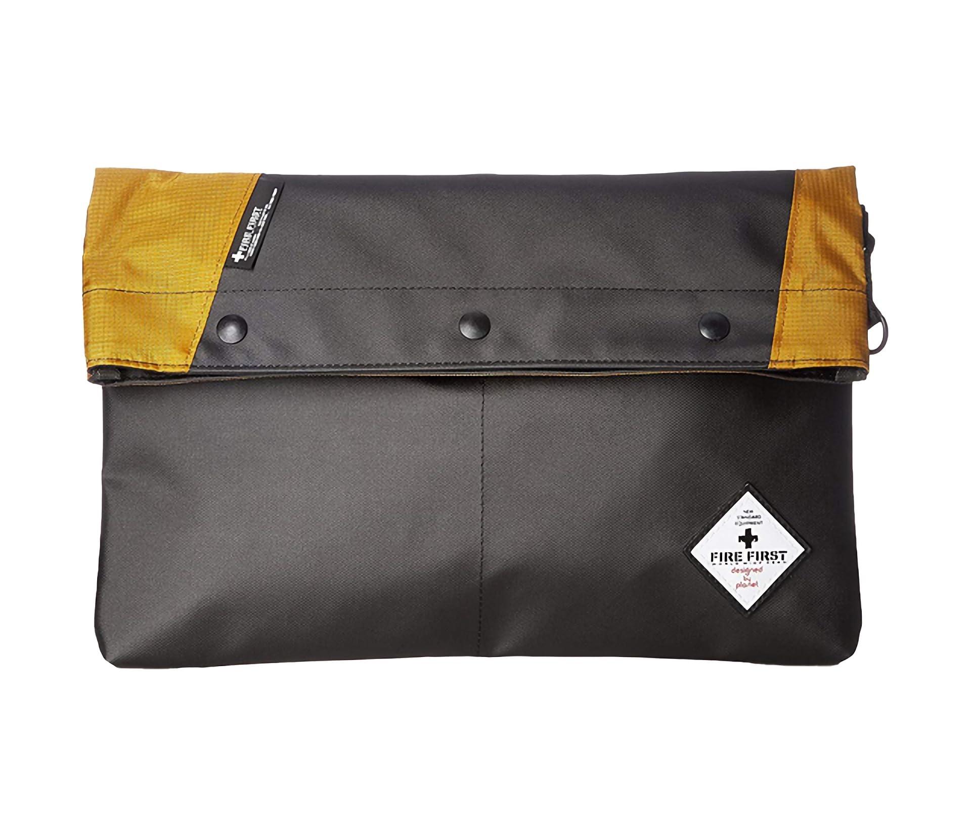 [Fire First] Shoulder Bag Fold-Over Shoulder Bag FFDP-902-51 Yellow