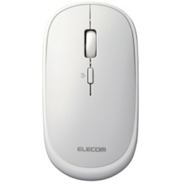 ELECOM Wireless Mouse Bluetooth Slint M-TM10BBWH Slim Quiet 4-Button with Presentation Mode Function Included Pouch Compatible with Windows, Mac, Android, iOS, iPadOS White