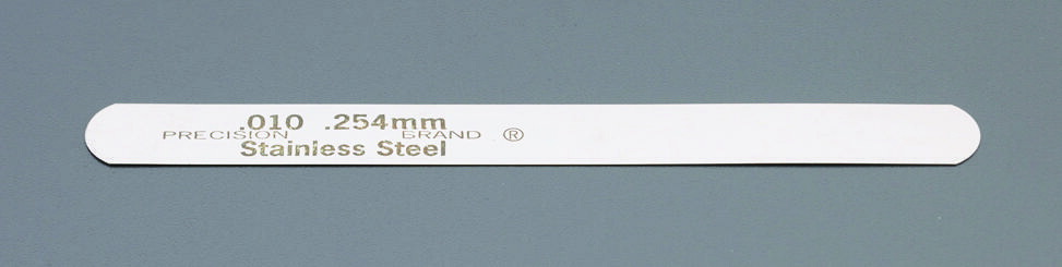 0.203 x 127 mm thickness gauge (stainless steel / 10 pieces)