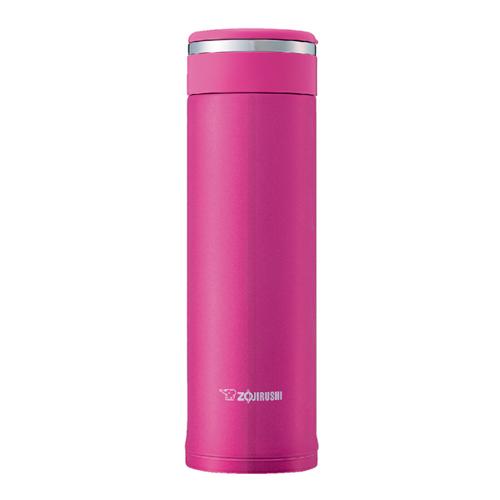 0.48L Stainless Steel Mug Bottle (Screw Cap / Floral Pink)