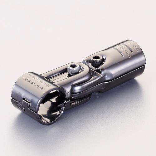 [Pipe Rack Use] 2-Way Free Metal Joint (Black)