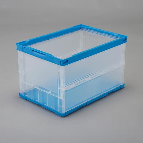 Esco 530x366x325mm/52.7L Folding Container Slim/Blue EA506AA-515