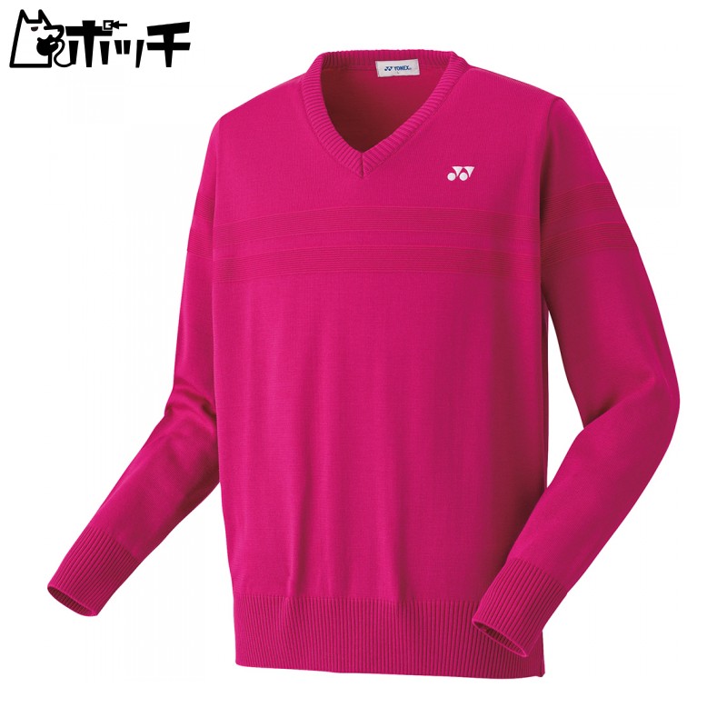 [Yonex] Long-Sleeve Shirt Uni-Sweater Raspberry (712) L