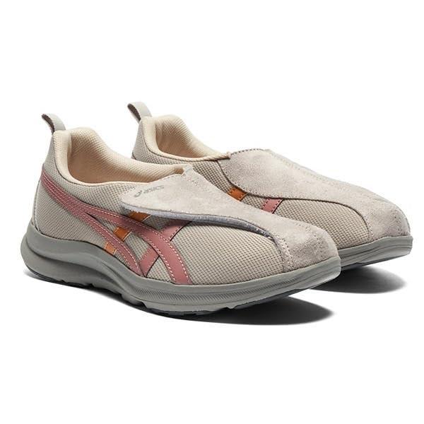 [Wellness Walker] Walking Shoes Life Walker Easy On/Off 3E Women's Beige/Pink Beige 018 24.0 cm
