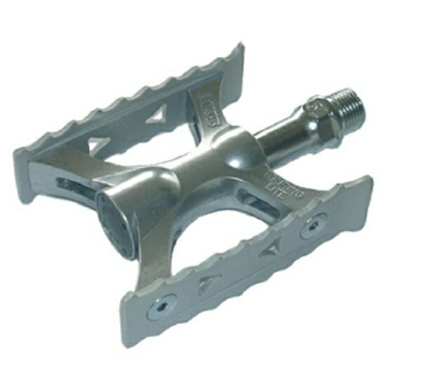 Mikashima (MKS) Bicycle Pedal TOURING-LITE SHORT (Touring Lite Short) Silver
