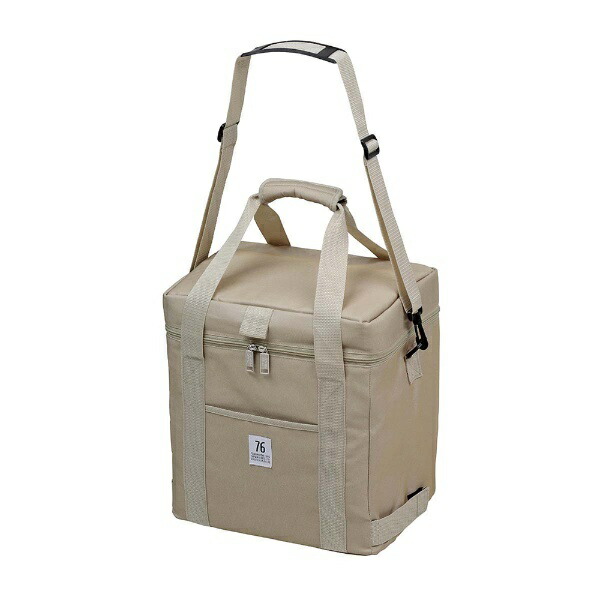 CAPTAIN STAG Insulated Cooler Bag, 24L Capacity, Beige, 76 Series UE-612 Product Dimensions: (Approx.) Width 330 × Depth 250 × Height 360 mm