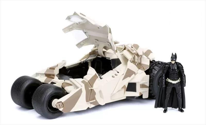 Batmobile with Figure 1/24 Scale Diecast Miniature “The Dark Knight” Camouflage Ver.