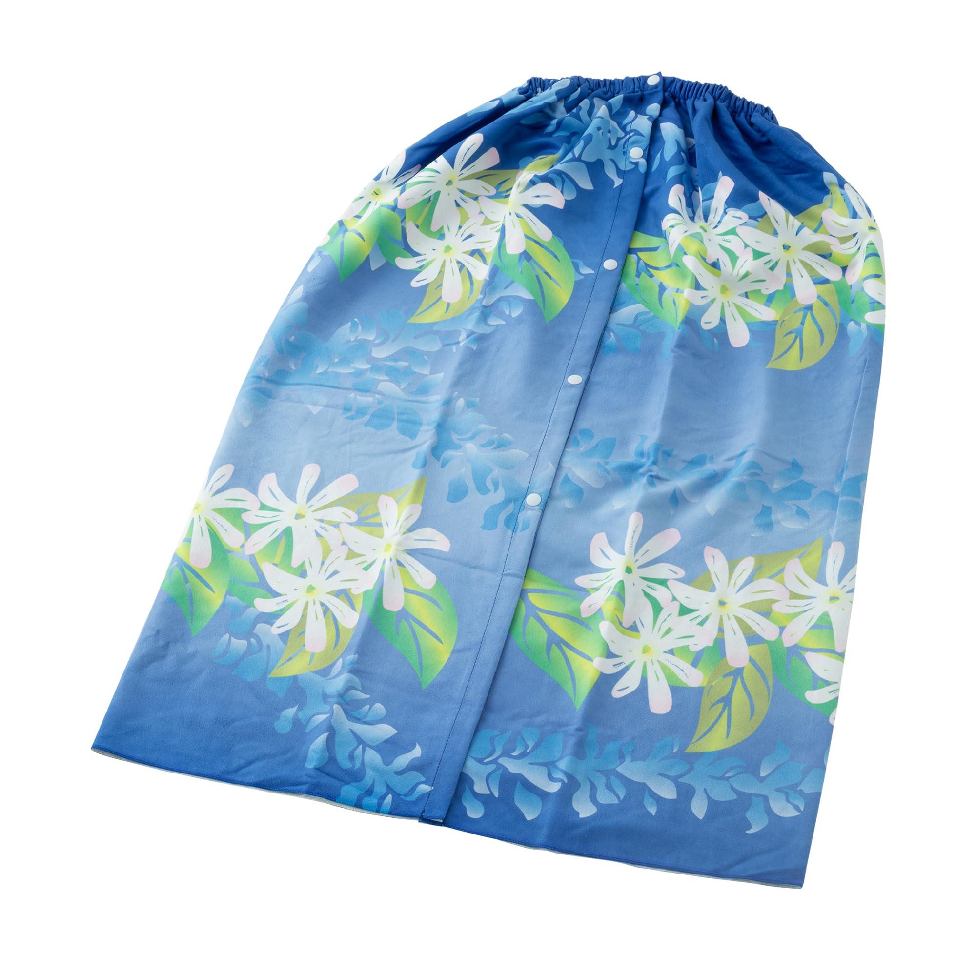 Aska Towel Photocatalytic Microfiber Quick-Dry “Hawaiian Wrap-Around Towel Lei Uli” 83cm x 125cm Antibacterial & Deodorizing Towel