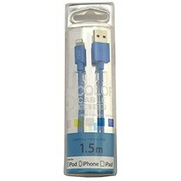 E-SELECT MFi Certified Lightning Color Cable 1.5m Light Blue ES-LTC15MLB