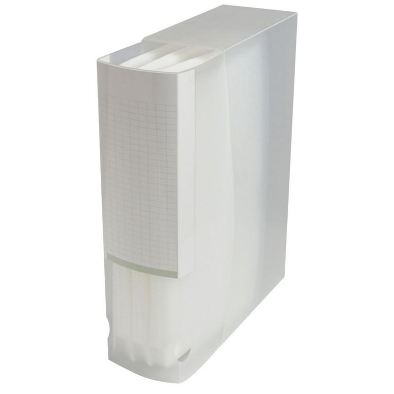 FSC Blu-ray DVD CD Compatible Disc File Case 96-Disc Capacity FS-BDF96-CW