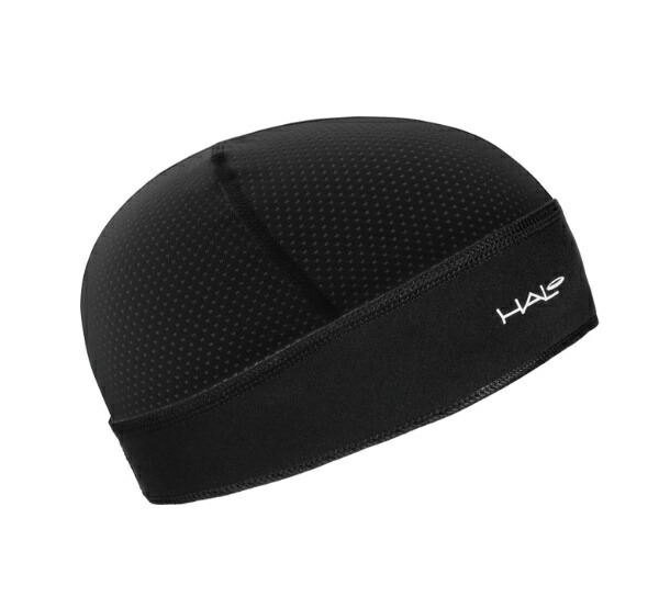 HALO Headband (The Ultimate Sweat-Stop Band That Keeps Sweat Out of Your Eyes) Halo SKULL CAP [UV-Treated] [One Size Fits All] Black H0031BL