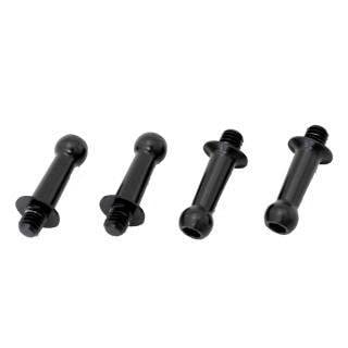 Duralumin φ4.3 Ball Joints (4 pcs) L=10mm × N=3mm Black Toys