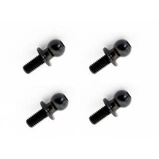 Duralumin φ4.8 Ball Bearing (4 pcs) L=4mm × N=6mm Black