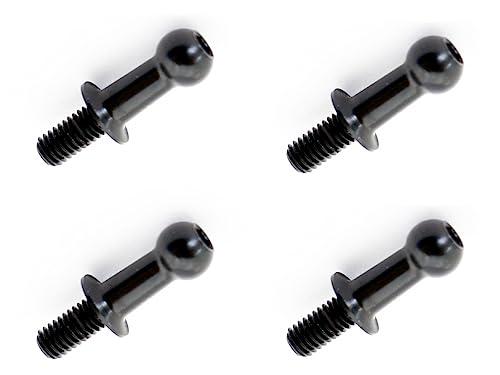 Duralumin φ4.8 Ball Bearing (4 pcs) L=8mm × N=6mm Black