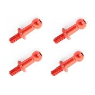 Duralumin φ4.8 Ball Bearing (4 pcs) L=8mm × N=6mm Red