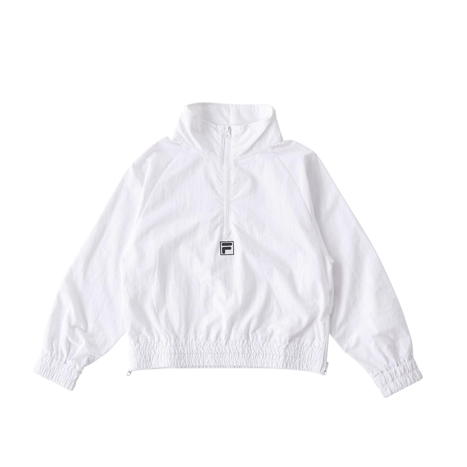 [Phila] Half-Zip Nylon 144734 Boys White
