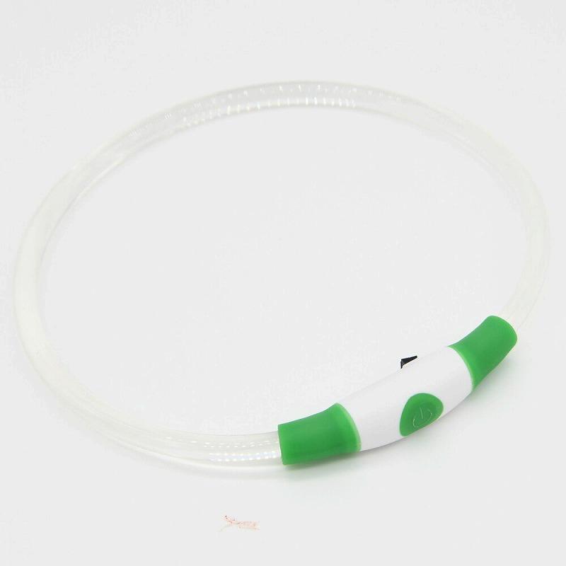 GEWALK LED Safety Flash Neck Ring M Size Green