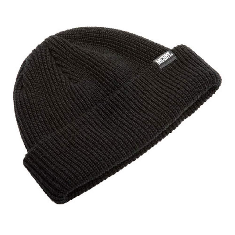 [MCBRY] MCBRY DAILY SHORT BEANIE Worn by Korean Wave Idols Cap Brand Knit Hat Knit Cap Men's Women's Domestic Authentic Product (Black)