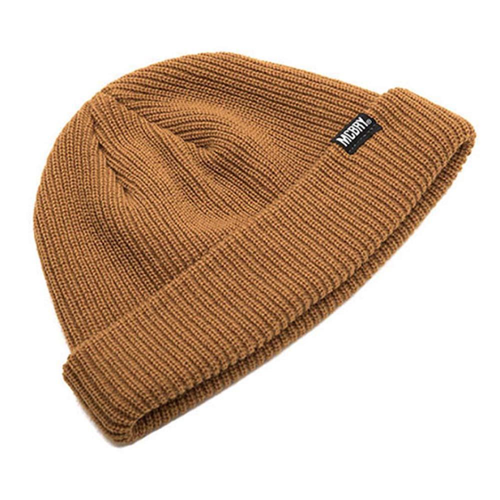 [MCBRY] MCBRY DAILY SHORT BEANIE Worn by Korean Wave Idols Cap Brand Knit Hat Knit Cap Men's Women's Domestic Authentic Product (Mustard)