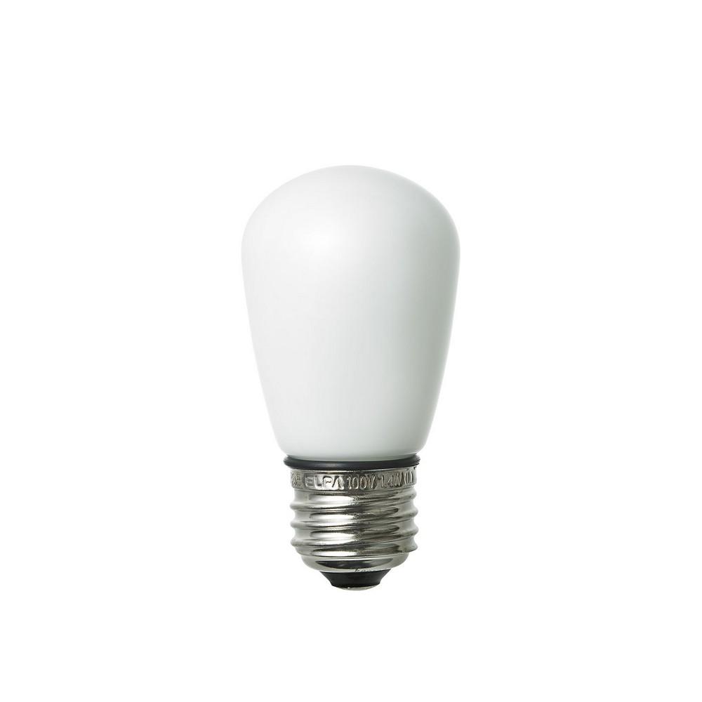 ELPA LED Bulb Sign Shape LED Bulb Lighting E26 Warm White Equivalent Waterproof Design: IP65 LDS1L-G-GWP901