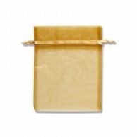 Shimojima HEIKO Organza Bag Flat Pouch Type M Gold 10-Pack 008705036