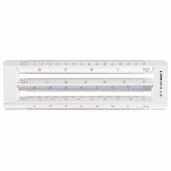 Lion Office Supplies Drafting Supplies Scale Ruler Hexascaler H-15