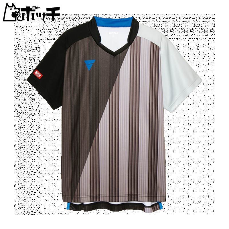 VICTAS Table Tennis Unisex Game Shirt Black 3XL V-GS053 031466