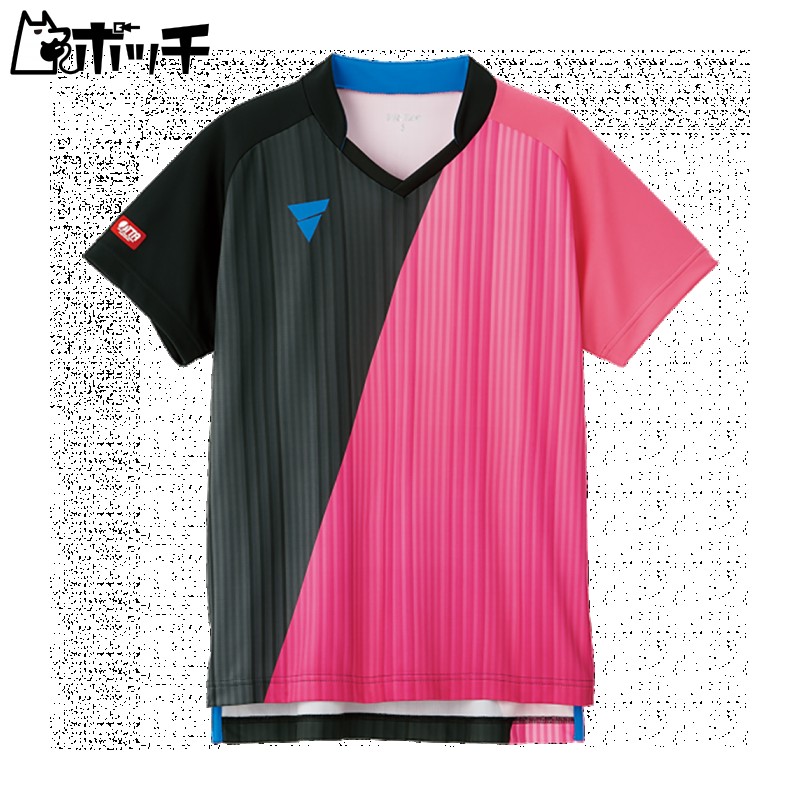 VICTAS Table Tennis Unisex Game Shirt Pink XL V-GS053 031466