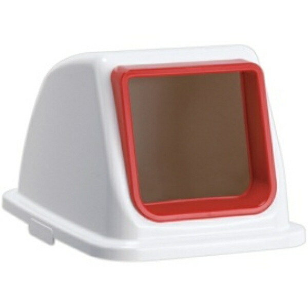 TERAMOTO Eco-Sorting Color Pail W65 Lid: Red Open Combustible Waste