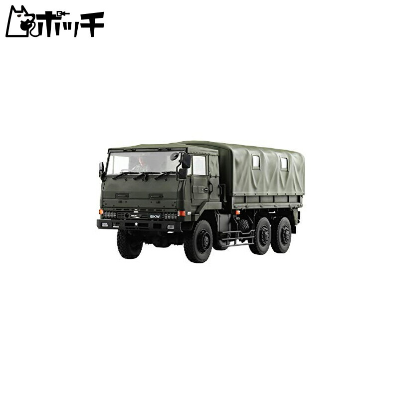 Aoshima Cultural Textbook Co., Ltd. 1/35 Military Model Kit Series No.1 Japan Self-Defense Forces 3.5-ton Truck (SKW-477) Plastic Model Kit
