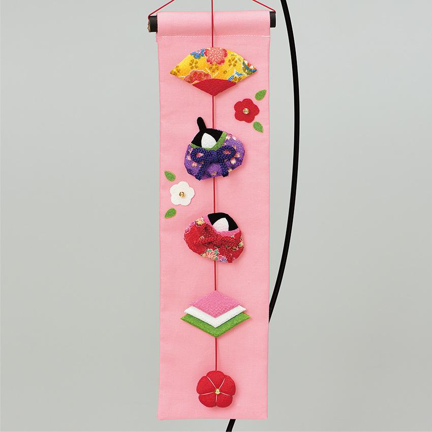 Takagi Seni Panami Hinamatsuri Handicraft Crepe Kit Prayer Doll for a Child's Growth Pink ※Hanger Stand TD-5 (sold separately) LH171