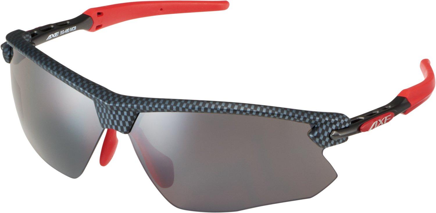AXE Sunglasses UV Protection Interchangeable Lenses SG-480 Matte Carbon (MCB)