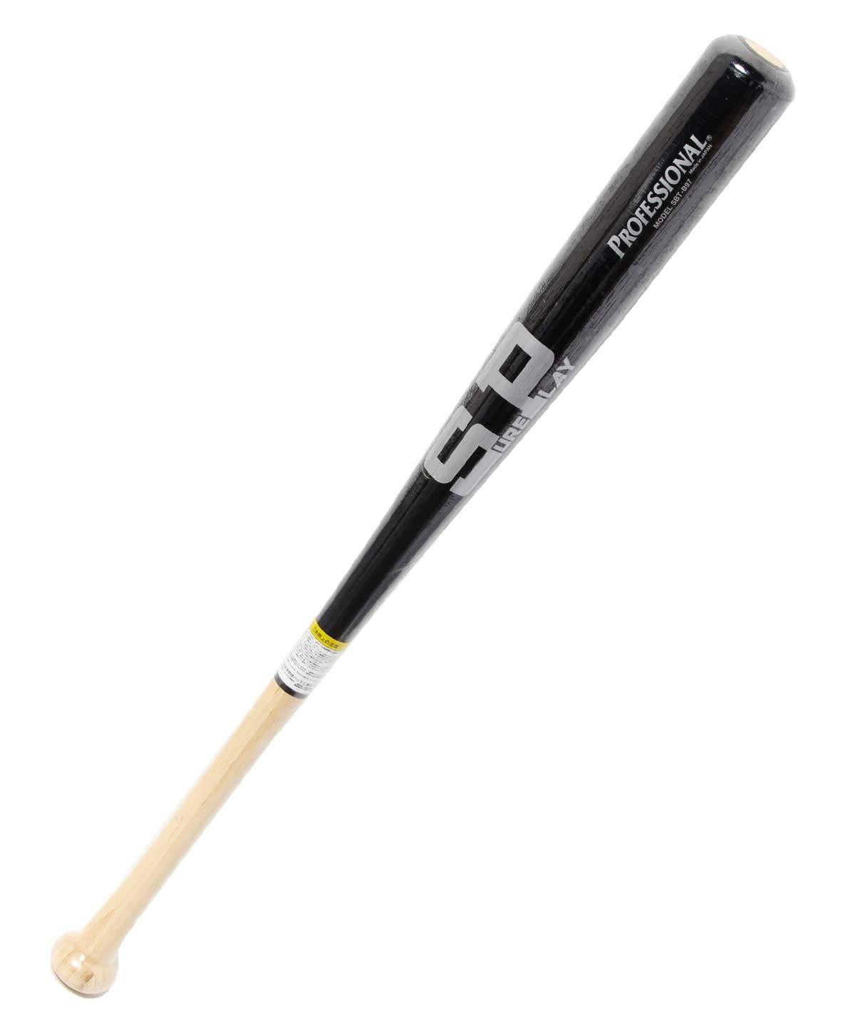 [Sureplay] Baseball Training Bat Bamboo Bat SBT-B97 Black Natural 84