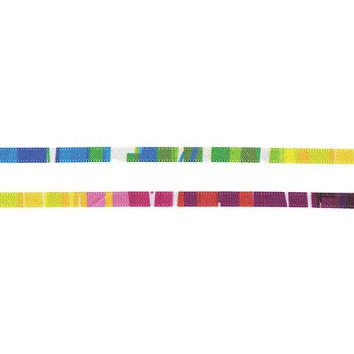 Konishi Ribbon Splash Pattern Single Satin Ribbon 6mm Width × 30m Roll KR3572-6MM