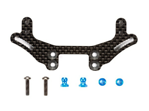 Tamiya Hop-Up Options No.1721 OP.1721 TA07 Carbon Damper Stays (Rear) 54721