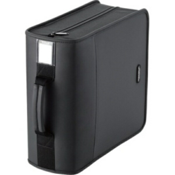ELECOM DVD/CD Case Wallet with Zipper, Holds 320 Discs CCD-SS320BK