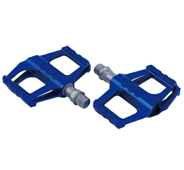 NOGUCHI Aluminum Pedal [NPR-1] for Road/Cross Bikes Anodized Finish Blue NPR-1