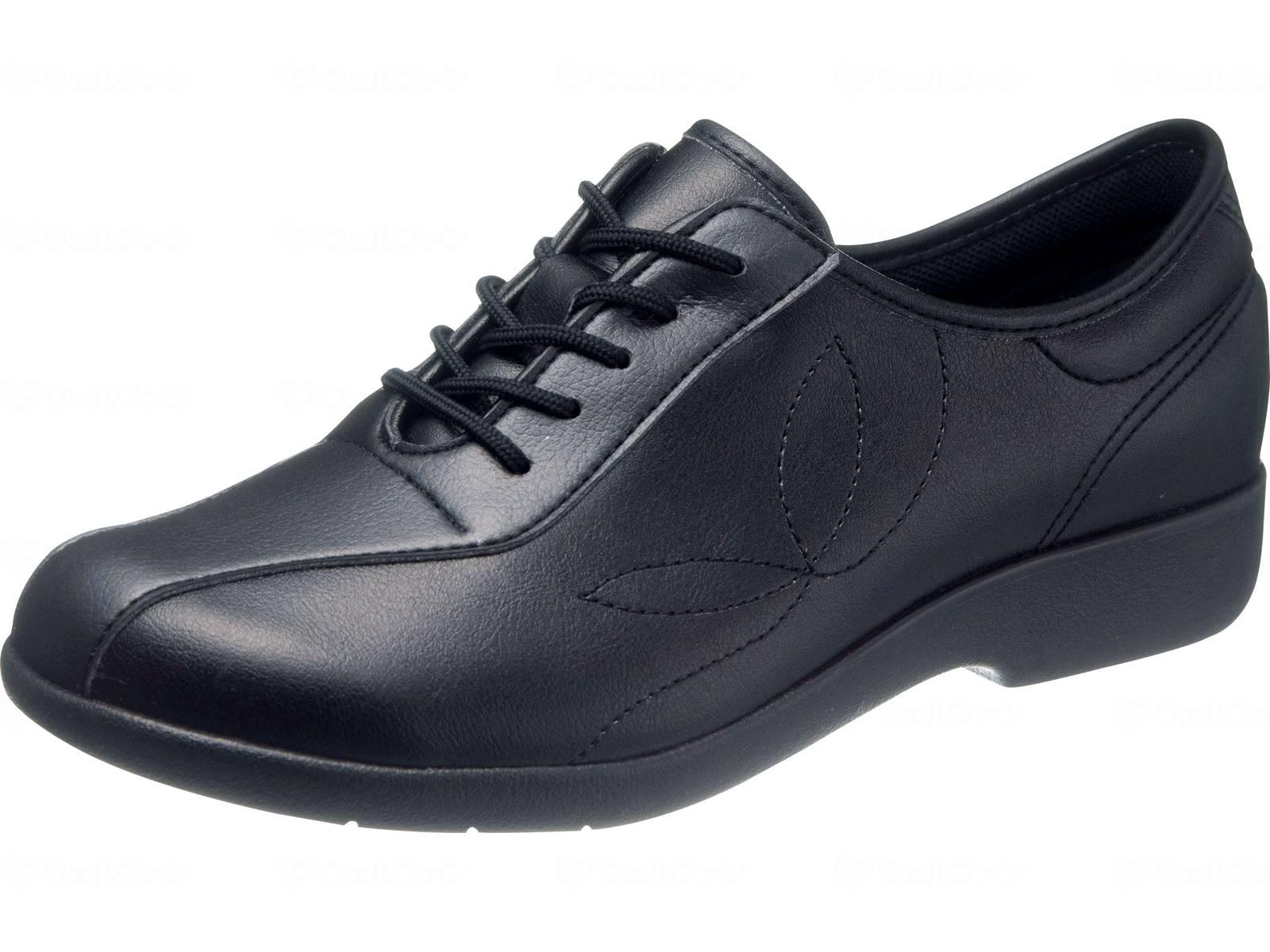 [Kaiho Shugi] Comfort Shoes Zipper Type Lightweight KHS L135 Women's Black 24.5 cm 3E