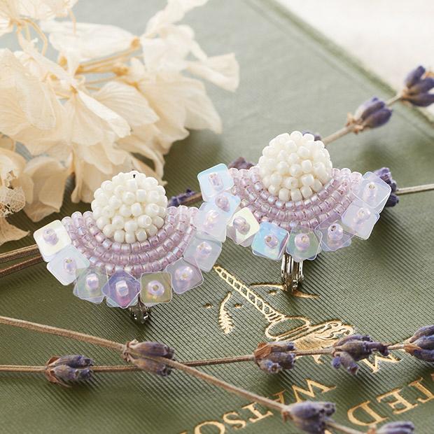 TOHO Bead Kit MAISON DE BRODERIE Bead Embroidery Accessory Kit BIRD Earrings MDB-3