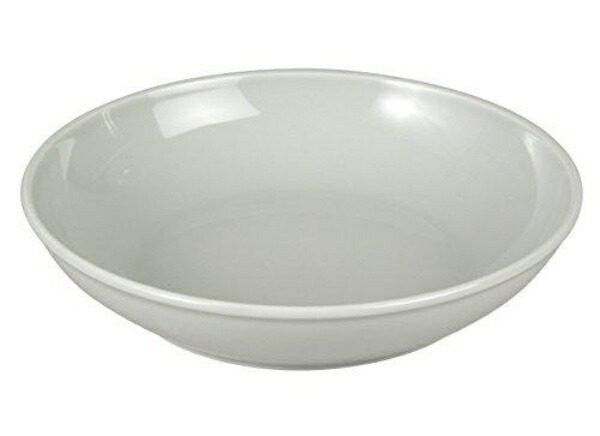 Saikaitoki Hasami Ware Common Bowl Plate Gray Approx. 21cm Diameter Microwave and Dishwasher Safe Made in Japan 13235