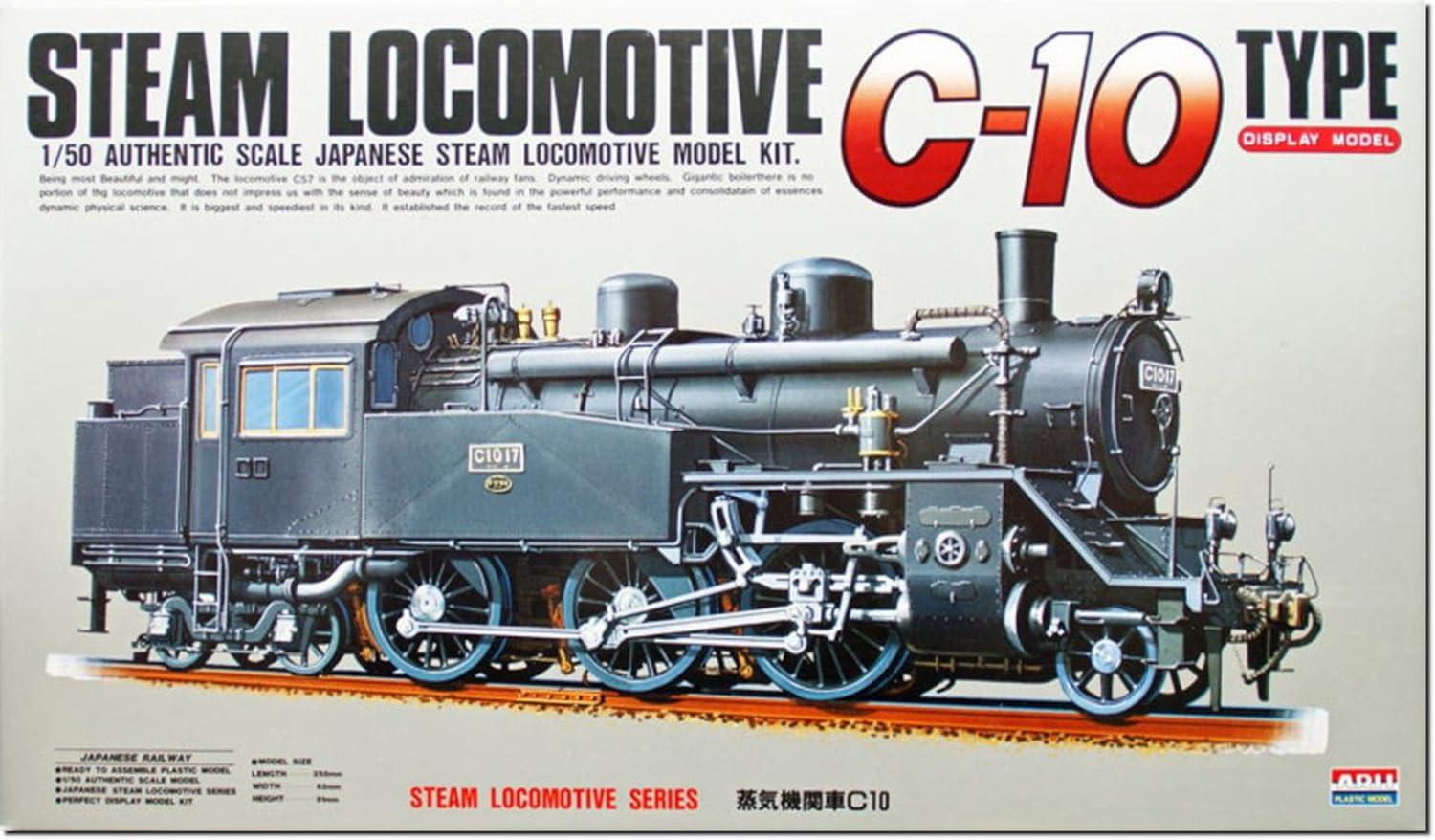 Micro Ace 1/50 Scale Steam Locomotive C10 Plastic Model Kit