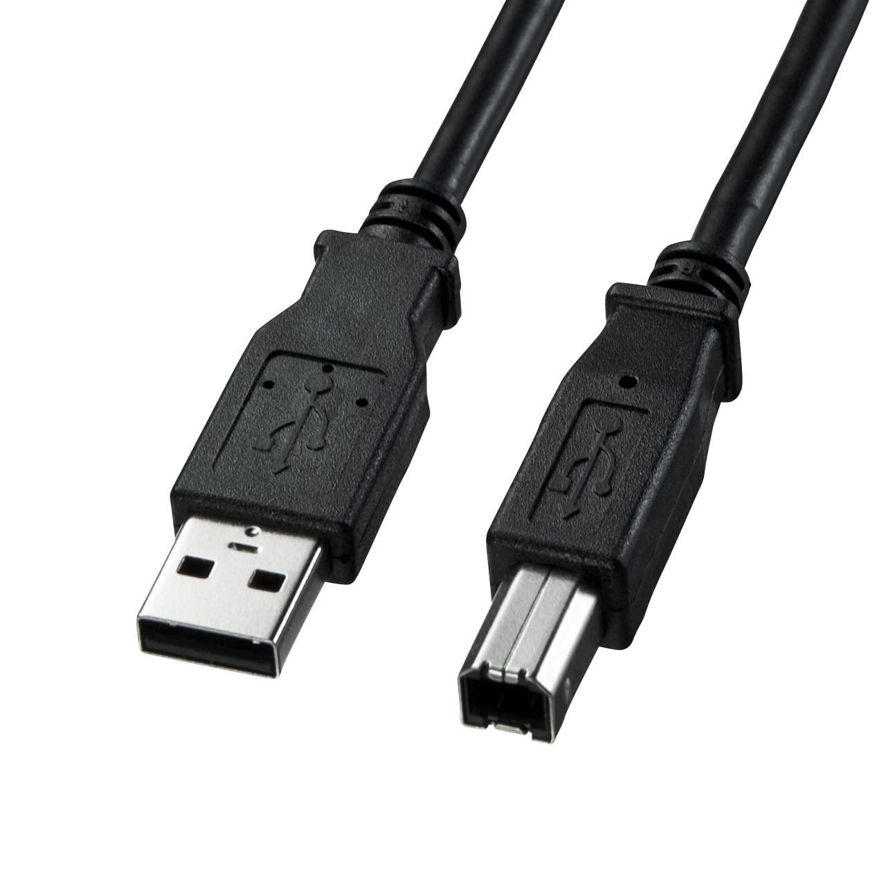Sanwa Supply USB 2.0 Cable (Black, 2m) KU20-2BKK2