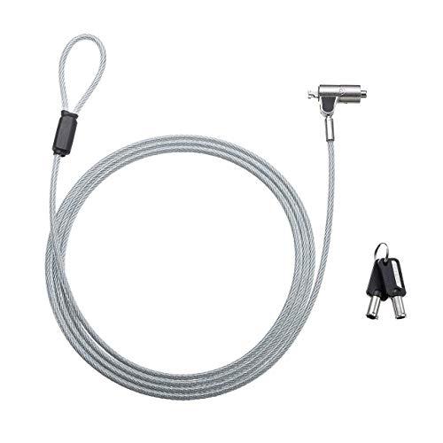 Sanwa Supply nano Slot Compatible Security Wire Cylinder Lock SLE-38S