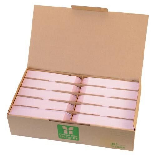 Judo Paper Products Color Premium Envelopes Long Size 3・1000 Sheets Postal Code: 02260 Sakura