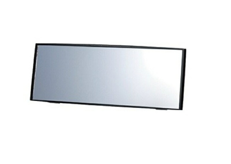 CARMATE Car Rearview Mirror 3000R Wide-Angle Mirror 290mm Chrome Mirror Large Frame for Minivans & SUVs M43