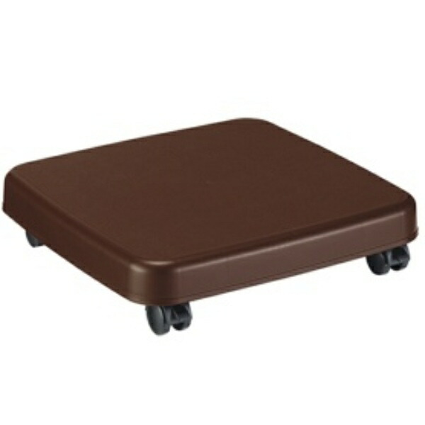 SankoPlastic Casters-Equipped Cart Rakugoro M Dark Brown