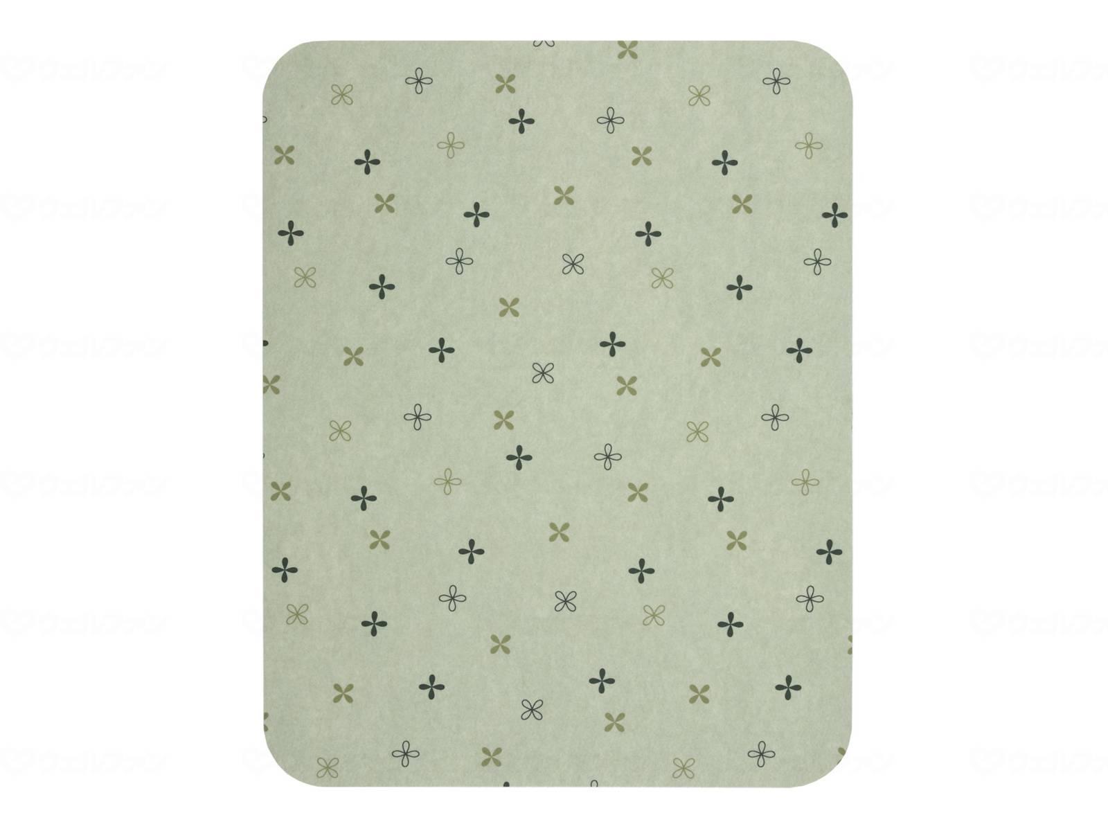 Sanko Portable Toilet Mat Large Size Non-Slip Stain Prevention 90x120cm Green Adhesive KJ-20